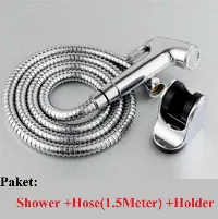 Foto 1 Jet Shower Kloset Toilet Closet Wasser Cebok WC Semprotan Pipa Tee - Shower Paket