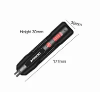 Foto 1 Aridoo Cordless Screwdriver Obeng Nirkabel Kepala Hex Magnetic Ekonomi