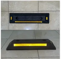 Foto 2 Wheel Stopper Rubber  Pengganjal Ban  Batas Parkir TNT-WS02 Harga untuk 1 pcs