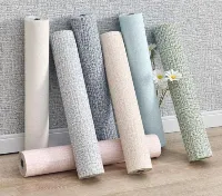Foto 2 Wallpaper Stiker Roll Foam Linen
