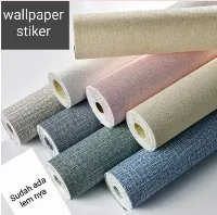 Foto 4 Wallpaper Stiker Roll Foam Linen