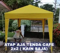 Foto 1 Cover Atap Tenda Piramid 2x2 - Tidak Termasuk Rangka