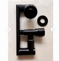 Foto 2 Rotasi 1080Â° kran angsa wastafel cuci piring kran wastafel cuci piring Kran Cuci Piring Tembok 2 mode Kran Air -Horisontal