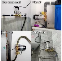 Foto 4 Pompa Pendorong Tekanan Air Booster Pump 100 Watt Mesin Otomatis 100W