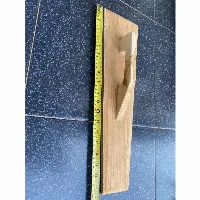 Foto 3 Raskam Kayu Jati Asli Trowel Penghalus Gosokan Semen Ukuran 45cm