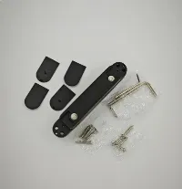 Foto 4 Hinge Engsel Pintu Tanam Door Hidden Invisiblle Hitam Perak 180 Derajat