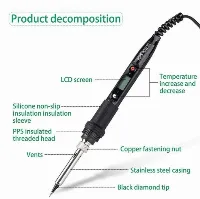 Foto 1 Solder Adjustable Digital 80W 80 W Watt Atur Suhu Temperature 60W