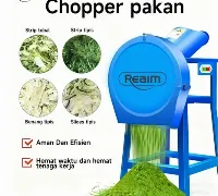 Foto 2 Mesin Pencacah Rumput Daun Pakan Ternak OriginalMesin Cacah Rumput Di Lengkapi Dg 4 MataPisau