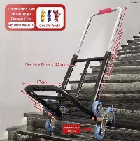 Foto 2 Reaim Troley lipat troli barang Troli multi-fungsi Troli Galon Trolley Besi Lipat alat naik tangga portabel