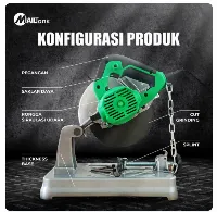 Foto 4 MAILTANK SH99 Mesin Potong Besi cut Off Cutting 7 inci