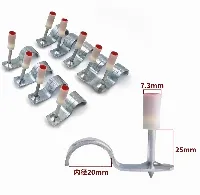Foto 1 Alat Paku Beton Ramset Paku Washer Paku Klem 7.3mm Ring 20mm 100pcs