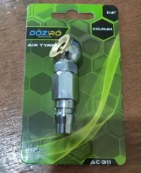 Foto 2 DOZIRO AC311 Isian Ban Coupler Keong Air Tire Chuck Kepala Isi Angin