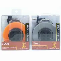 Foto 4 Mini Kabel Roll Travell Colokan Listrik 3 Lubang Panjang 3 M