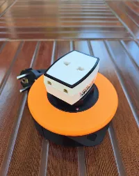 Foto 1 Mini Kabel Roll Travell Colokan Listrik 3 Lubang Panjang 3 M
