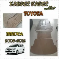 Foto 1 Karpet karet mobil toyota inova 2005 -2012 coklat full set