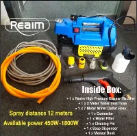 Foto 1 Jet Cleaner Listrik REAIM High Presure Cuci Mobil