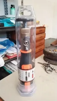 Foto 3 Obeng Bit Rachet Dua Arah 10 In 1 Multi Bit 14 inch Attachment Magnetik sudut 90 derajat