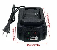 Foto 2 Charger Dock Baterai Lithium 18v 21v Plug EU