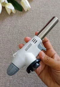 Foto 2 Kepala Gas Torch kaleng tabung Portable Flame Gun Las api Pemantik Gun