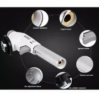 Foto 4 Kepala Gas Torch kaleng tabung Portable Flame Gun Las api Pemantik Gun
