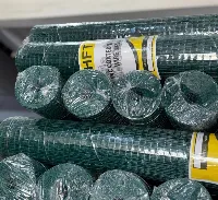 Foto 3 Kawat Loket PVC Ram Kawat Kandang Hewan Ayakan Pasir Hijau