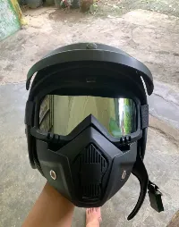 Foto 3 Google Mask Helm Masker Kaca Mata Motor Goggles Trail Cross