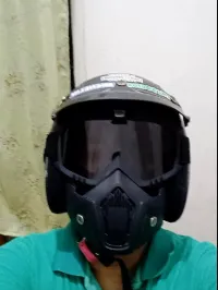 Foto 4 Google Mask Helm Masker Kaca Mata Motor Goggles Trail Cross
