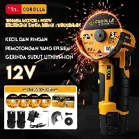 Foto 3 COROLLA Mesin Gerinda Angle Grinder Tangan 3 inci Angle Grinder Penggiling Sudut Portable Multifungsi Untuk Potong