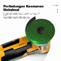 Foto 4 COROLLA Mesin Gerinda Angle Grinder Tangan 3 inci Angle Grinder Penggiling Sudut Portable Multifungsi Untuk Potong