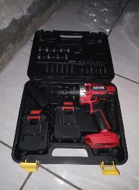 Foto 2 Dekwe Mesin Bor Baterai 36 V 2 Baterai