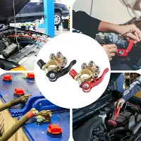 Foto 4 Terminal Kepala Aki Mobil Bahan KUNINGAN Klem Accu Mobil Tembaga Murni