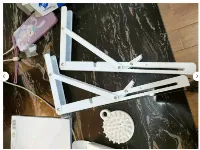 Foto 3 Bracket Engsel Siku Lipat Meja Siku Rak Lipat 16 inch