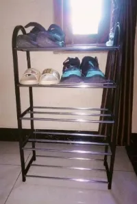 Foto 4 Rak Sepatu Sandal 5 Susun Tempat Sepatu Portable Serbaguna