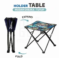 Foto 3 Meja Lipat Portable Meja Camping Outdoor Kemah Piknik Serbaguna