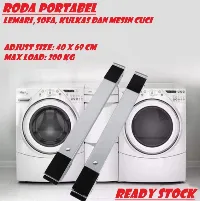 Foto 1 Roda Lemari Portable Tatakan Mesin Cuci Kaki Kulkas Tatakan Sofa