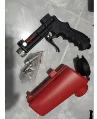 Foto 2 Sand Blaster Gun Pneumatic 90 PSI Gravity Sandblasting Tool Penghilang Karat Cat Oli Pembersih Karat Multifungsi