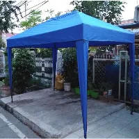 Foto 1 Atap Terpal Kain Tenda Cafe Model Piramid 2x3