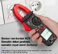 Foto 4 Digital Clamp Meter Tang Ampere Kabel Multitester ST180