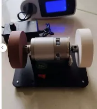 Foto 4 Mesin Gerinda Meja Mini Gerinda Duduk 3 Inch Gerinda Asah Portable 100 W