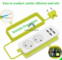 Foto 1 Portable Stop Kontak Travel Colokan Listrik Traveling