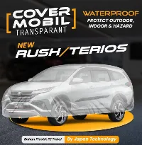 Foto 1 Cover Mobil New Terios New Rush Transparan Waterproof