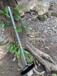 Foto 2 Cangkul Rumput  Cangkul Gulma Gagang 1 Meter Bahan baja Gergaji Selendang - Garukan Rumputan