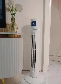 Foto 1 Kanazawa Kipas Angin Menara Tower Fan Desain senyap dengan tampilan LED pendinginan cepat