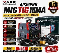 Foto 1 APR JAPAN MESIN LAS TIG MIG ARC MMA TANPA GAS 130A 900W INVERTER DIGITAL MACHINE AP39PRO