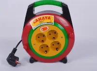 Foto 2 Stop Kontak Kabel Roll 4 Lulang 15M Dengan Switch