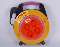 Foto 4 Stop Kontak Kabel Roll 4 Lulang 15M Dengan Switch