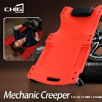 Foto 2 CHIGE Mechanic Creeper Alas Mekanik Trolley Bengkel Tatakan Montir Perbaikan Mobil — Model standar,Hitam