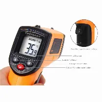 Foto 3 Taffware Thermogun Thermometer Industrial Laser Infrared NonContact - CX6000 — Oren
