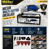 Foto 1 MOLLAR MFT300 Mesin Multi Cutter Oskilasi Tool Oscillating Grinder / Multiguna Oskilasi MLR-MFT 300