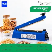Foto 3 Astron Impulse Sealer Alat Pres Plastik 200 PE Alat Perekat Plastik Impulse Sealer 20cm
